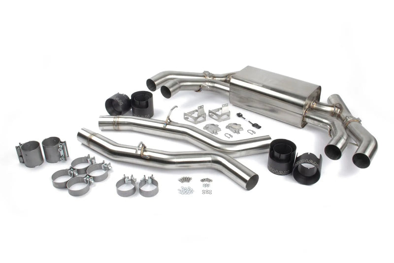 Dinan D660-0086-BLK Free Flow Axle-Back Exhaust -