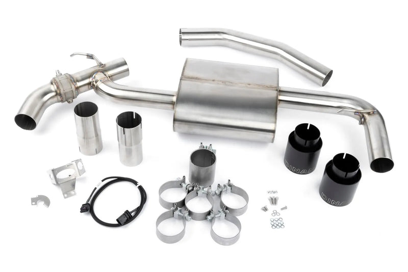 Dinan D660-0088-BLK Valved Axle-Back Exhaust - 2016-2023