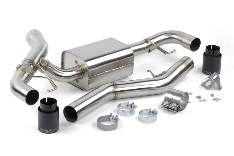 Dinan D660-0091-BLK Valved Axle-Back Exhaust - 2019-2024