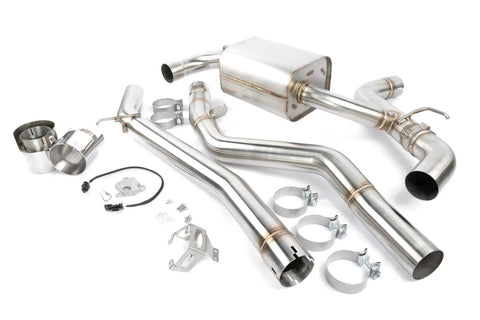Dinan Valved Cat-Back Exhaust - 2020-2025 Toyota GR Supra 3.0 Stainless Steel - Polished Tips - A90/A91 — fits Toyo...