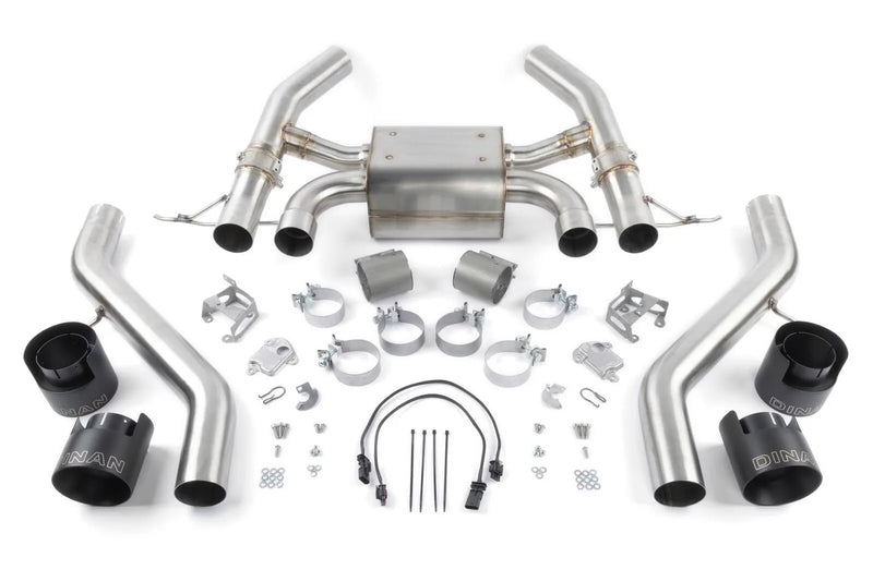 Dinan D660-0100-BLK Valved Axle-Back Exhaust - 2023-2025