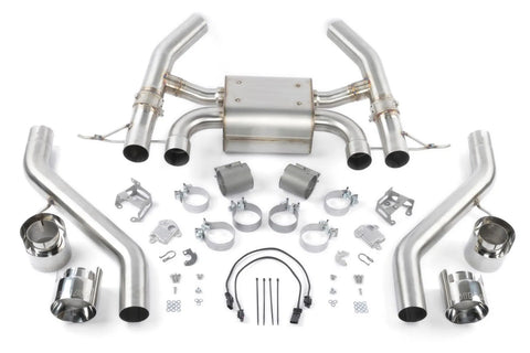 Dinan Valved Axle-Back Exhaust - 2023-2025 BMW M2 Stainless Steel - Polished Tips - G87