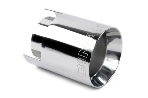 Dinan Double-Walled 4.5" Clamp-On Exhaust Tip Polished Polished - 4.5" Outlet, 3.25" Inlet