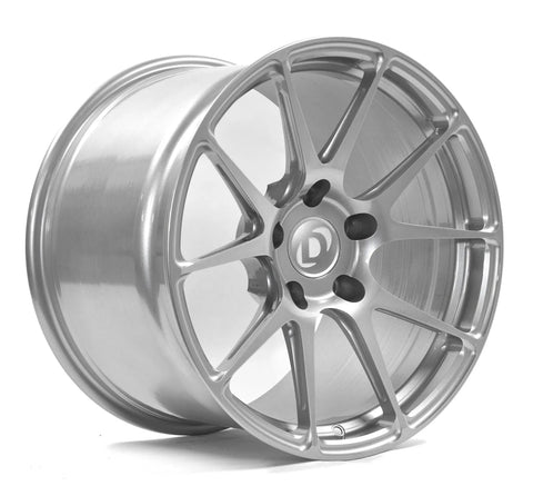 Dinan Forgeline GA1R Performance Wheel Set - 2004-2010 BMW 535i/545i/550i/645Ci/650i Front: 20 x 9 - Rear: 20 x 10 - Silver - Center Cap - E60/E63/E64