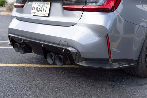 Dinan D980-0048 Rear Side Splitters - 2021-2025 BMW M3