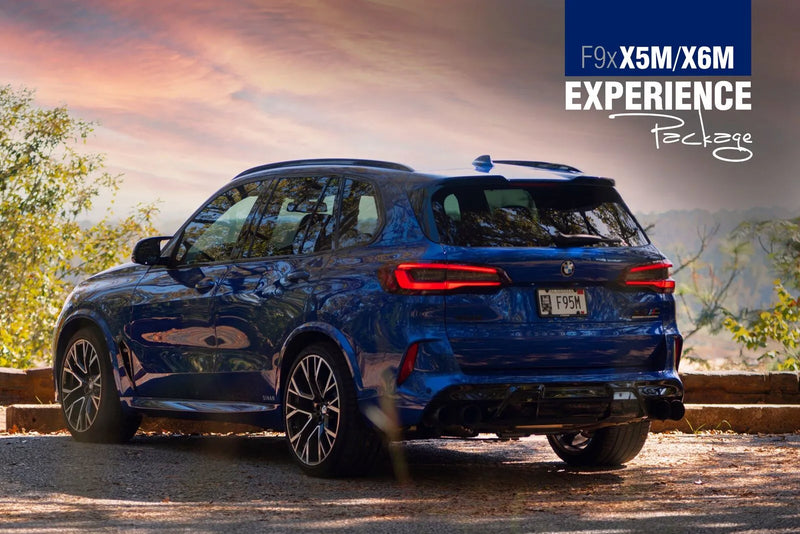 Dinan F9x X5M/X6M Experience Package E Closed Intake / Black Exhaust / X-Pipe / Springs + Bumpstops / ZF8 Pedal Pad...