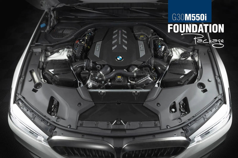Dinan G30 M550i Foundation Package F Closed Intake / Black Exhaust / X-Pipe