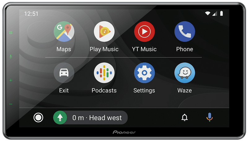 Pioneer 9In Floating Touch-Screen Wireless Multimedia