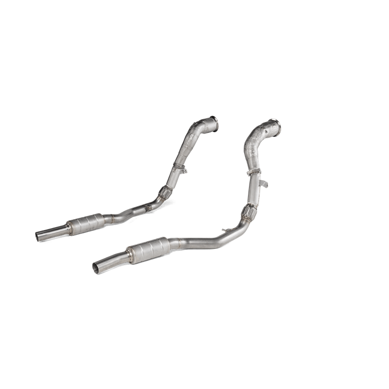 Akrapovic Downpipe Linkpipe Set SS (RS Q8 20+) — fits Audi Rs