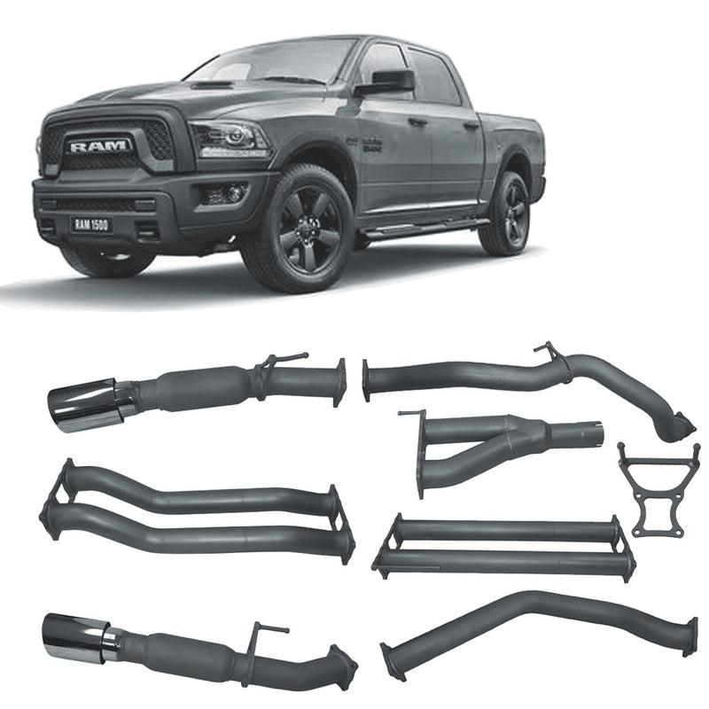 Redback Extreme Duty Exhaust 3in Twin Cat-Back (No Cat &