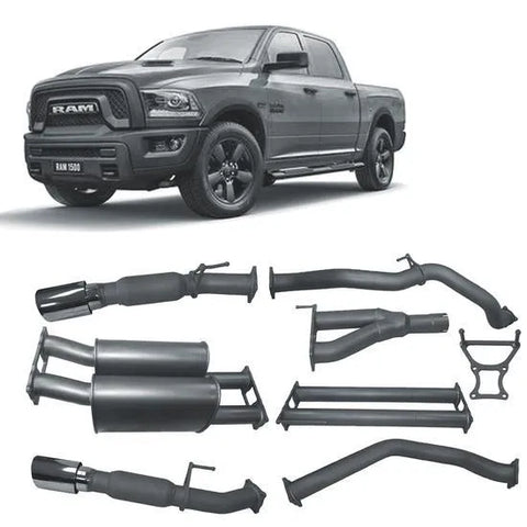RedBack Exhausts RXD Y-Pipe Back Exhaust System (Ram 1500 Hemi 2018+) — fits Dodge Ram 4th
