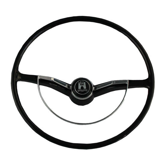 Autotecnica Steering wheel chrome ring & button For VW