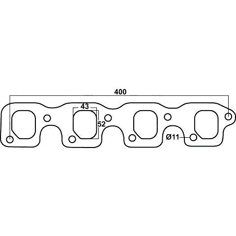Header Gaskets Std Replacment DSF018