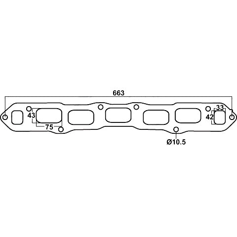 Redback Header Gaskets Std Replacment DSF032