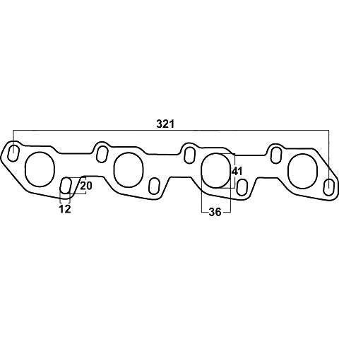 Header Gaskets Std Replacment DSF052