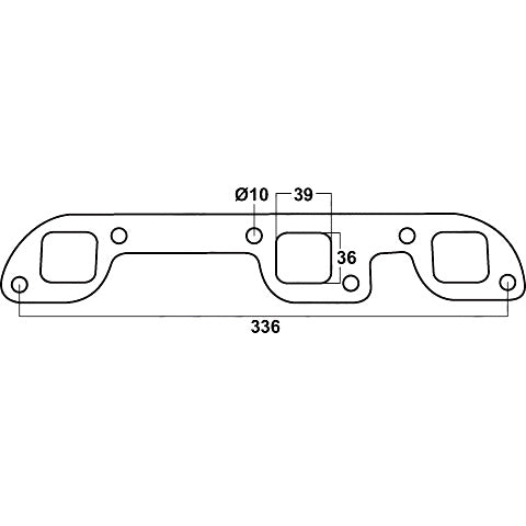 Redback Header Gaskets Std Replacment DSF060