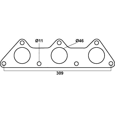 Header Gaskets Std Replacment DSF158
