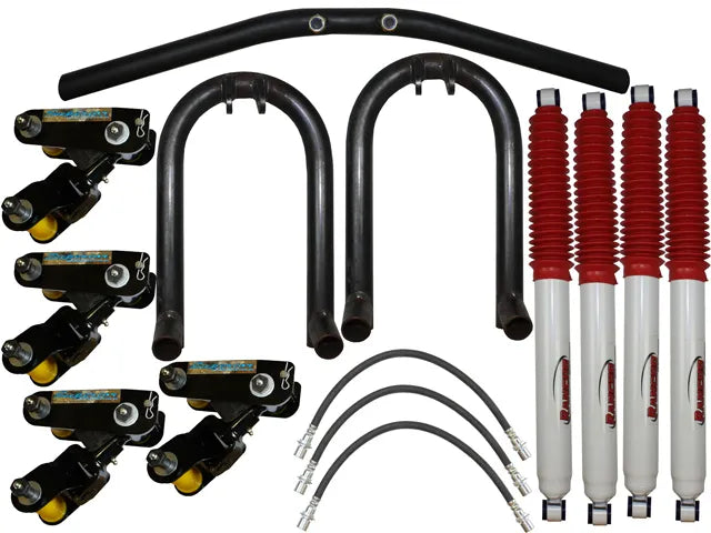 Superior Engineering Drop Shackle Kit — Holden Drover/Suzuki Sierra Front and Rear (Stage 1)