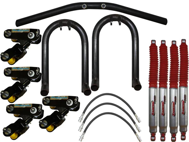 Superior Engineering DSK2SR9 Drop Shackle Kit Front and Rear Stage 2 (Sierra/Drover)