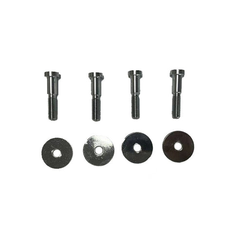 4 x Chrome Door Lock Striker Bolts Washers to suit Holden HQ HJ HX HZ WB Torana LH LX UC — image 1