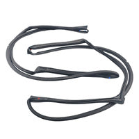 Fit For Jeep Wrangle JK 2007-2018 55395274AW 2 Pcs Front Door Weatherstrip Gasket Seal