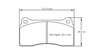 Pagid Racing Ceramic Brake Pad Set E1287RSC1