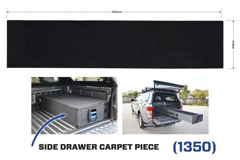 MSA 4x4 1350 Single Drawer Side Carpet Piece