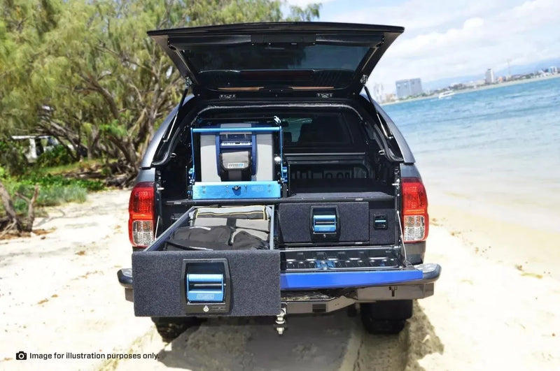 MSA 4x4 1350 Double Drawer Kit (Hilux 05-15) — fits Toyota Hilux An10 An20 An30 Series