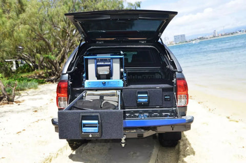 MSA 4x4 1350 Double Drawer Kit (Hilux 2015+) — fits Toyota Hilux An120 An130 Series