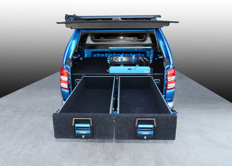 MSA 4x4 1350 Double Drawer Kit (Triton MQ-MR) — fits Mitsubishi Triton