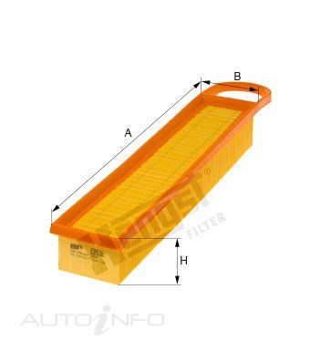 Hengst Air Filter CA10418 Mini Citroen Peugeot - E851L