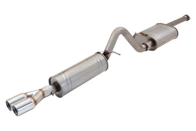 Xforce E4-FG11-CBS 2.5in Cat-Back Exhaust - 409 Stainless