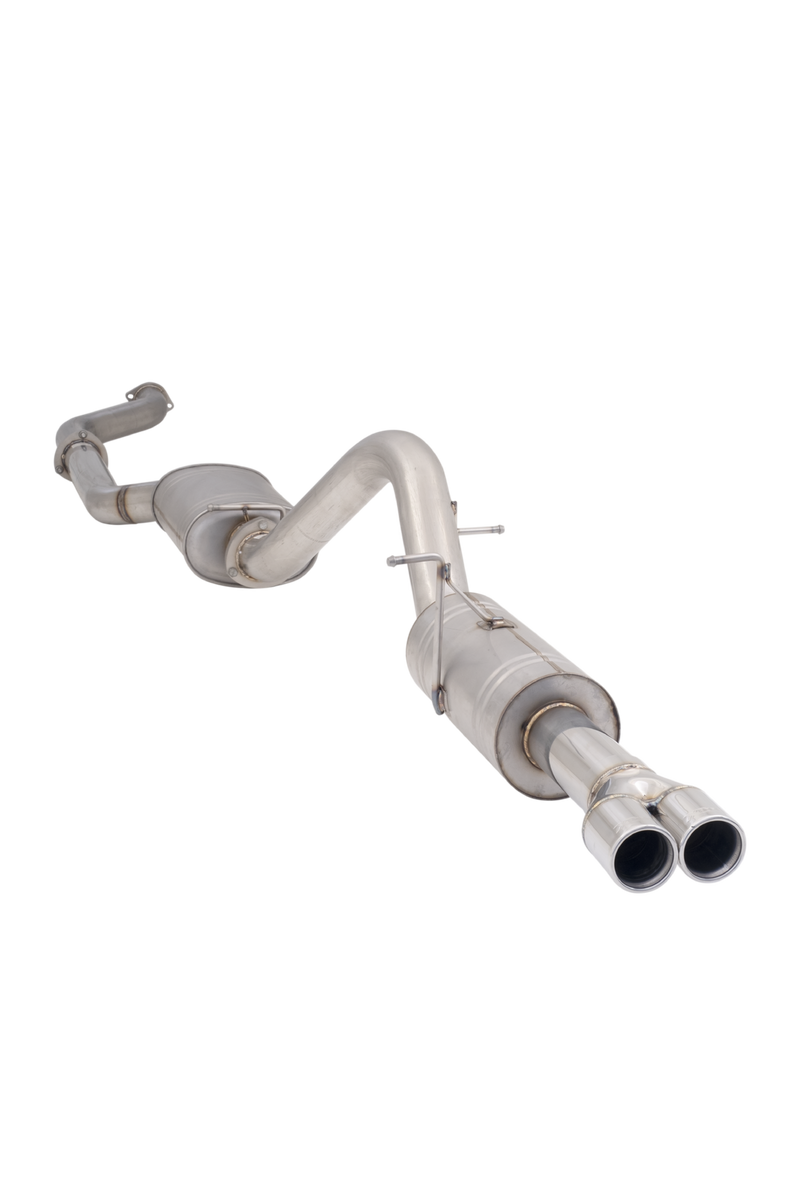 XForce 3.5in Center and Rear Raw 409 Stainless Cat-Back System - Fits XForce Cat Only (FG Falcon XR6 Turbo Ute 08-16)