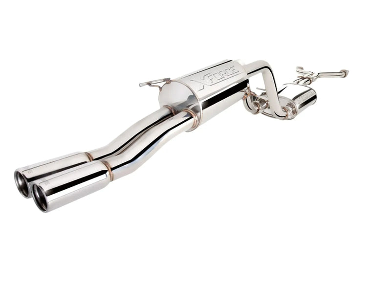 XForce Twin 2.5in Cat-Back Exhaust - 409 Stainless (Falcon/FPV/Pursuit 08-11) — fits Ford Falcon Xr8
