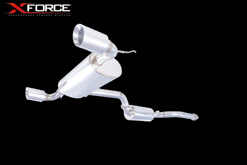 XForce E4-FX02VMK-CBS 3in Cat-Back Exhaust w/Varex