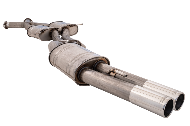 Xforce E4-HV08-CBS Twin 3in Cat-Back Exhaust -
