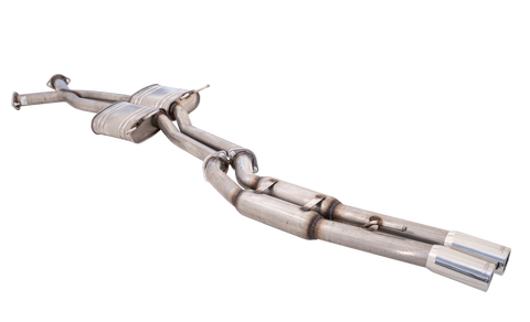 XForce Twin 2.5in Cat-Back Exhaust w/Hot Dog Rear Muffler (Commodore 97-06)