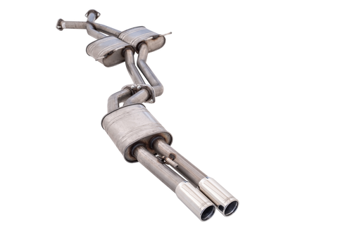 XForce Twin 2.25in Cat-Back Exhaust - 409 Stainless Steel (Commodore 04-07)