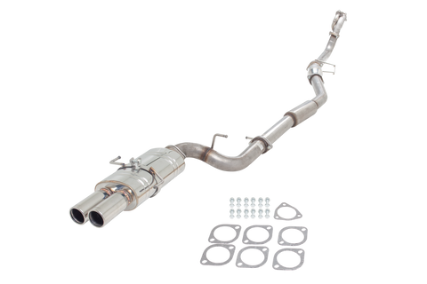 XForce 3in Turbo-Back Exhaust - Non-Polished Stainless (200SX S15 00-02) — fits Nissan 200sx