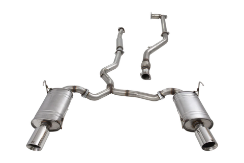 XForce Raw 409 Stainless Steel 3in Turbo-Back Exhaust System (Liberty 09-15)