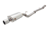 XForce 3" Cat Back System Oval Single Tip Rear Raw 409 Stainless Steel (WRX/STI 94-07)