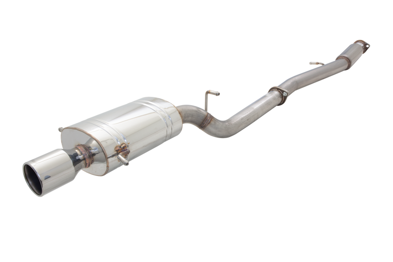 XForce 3" Cat Back System Oval Single Tip Rear Raw 409 Stainless Steel (WRX/STI 94-07)