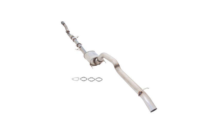 XForce 3in Turbo-Back Exhaust w/Cat, Non-Polished Stainless (Hilux 05-15) — fits Toyota Hilux An10 An20 An30 Series