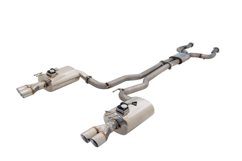 XForce Twin 3in Cat-Back Exhaust w/Varex R.Mufflers (Commodore/Calais 06-13) — fits Holden Commodore