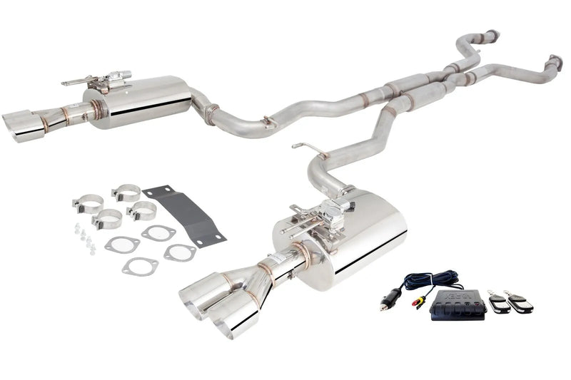 XForce 2.5in Cat-Back Exhaust w/Varex Mufflers - 409 Stainless Steel (Commodore 08-17) — fits Holden Commodore V6