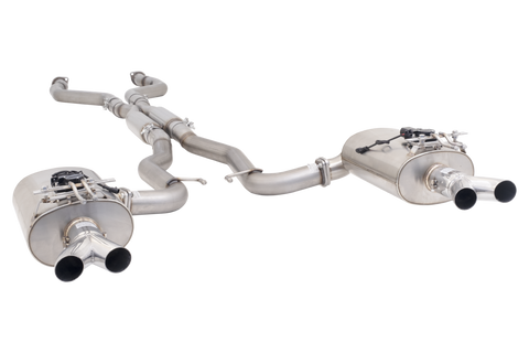 XForce 7-Series Twin 3in Cat-Back Exhaust w/Varex Rear Mufflers - 409 Stainless Steel (GTS 09-17) — fits HSV Clubsport