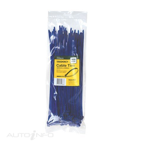 Tridon Cable Tie 300MM*5MM Per 100 - CT305BLCD
