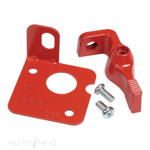 Narva Switch Red Lever Lockout - 61077R