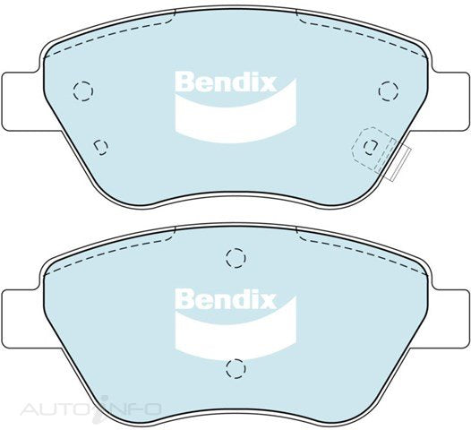 Bendix Brake Pads Front 04-On - DB1712GCT