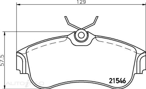 C-Plus Brake Pads Front Nissan Primera N16 - MDB1423